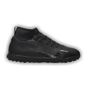 Nike Mercurial Superfly 9 Club TF GS 'Black Dark Smoke Grey'