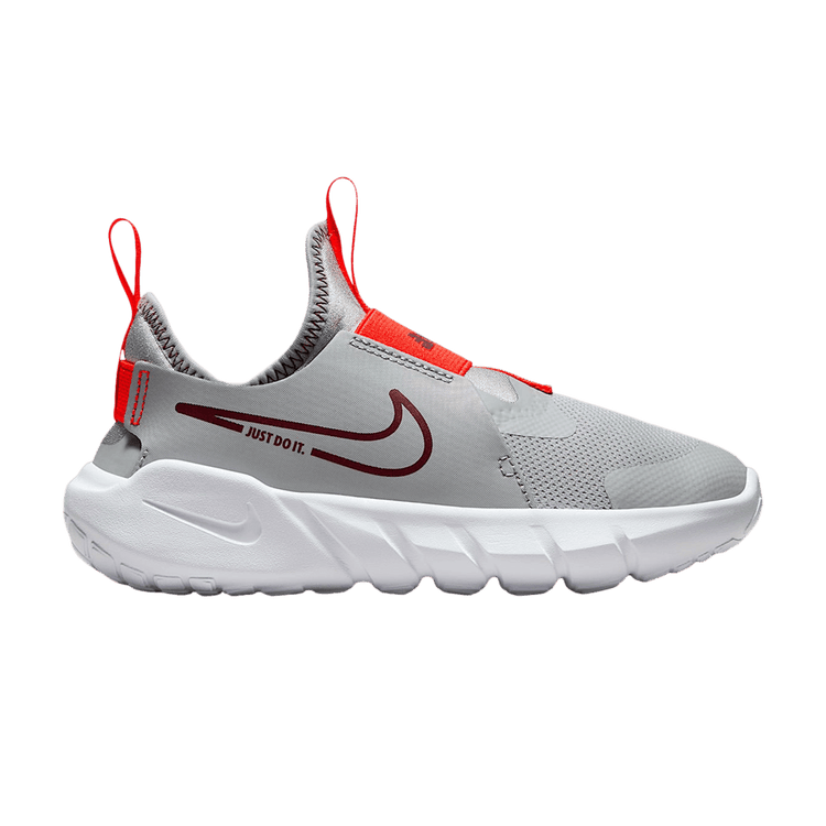 Nike Flex Runner 2 PS 'Light Smoke Grey White Bright Crimson Team Red' DJ6040 009