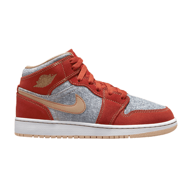 Air Jordan 1 Mid SE GS 'Denim Red'