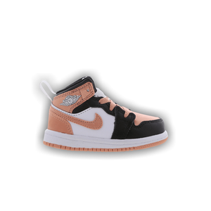 Air Jordan 1 Mid TD 'White Light Madder Root'