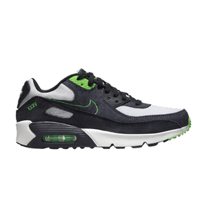 Nike Air Max 90 Leather SE GS 'Black Scream Green'
