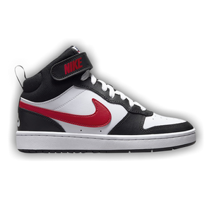 Nike Court Borough Mid 2 GS 'White Black University Red'