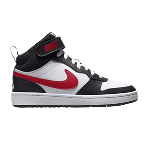Nike Court Borough Mid 2 GS 'White Black University Red'