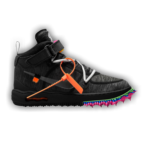 Off-White x Nike Air Force 1 Mid 'Black'