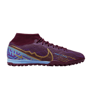 Kylian Mbappé x Nike Zoom Mercurial Superfly 9 Academy TF 'Dark Beetroot'