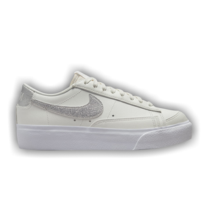 Nike Wmns Blazer Low Platform 'White Metallic Silver'