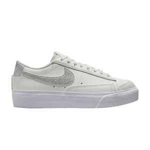 Nike Wmns Blazer Low Platform 'White Metallic Silver'