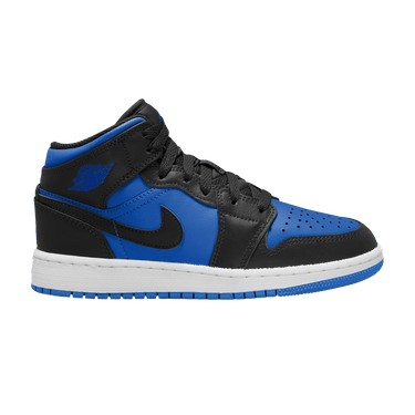 Air Jordan 1 Mid GS 'Black Royal Blue'