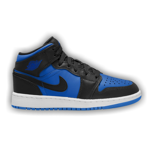 Air Jordan 1 Mid GS 'Black Royal Blue'