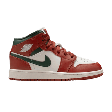 Air Jordan 1 Mid GS 'Redstone Midnight Green'