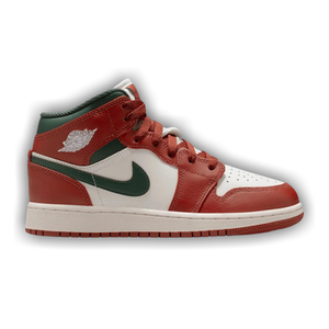 Air Jordan 1 Mid GS 'Redstone Midnight Green'