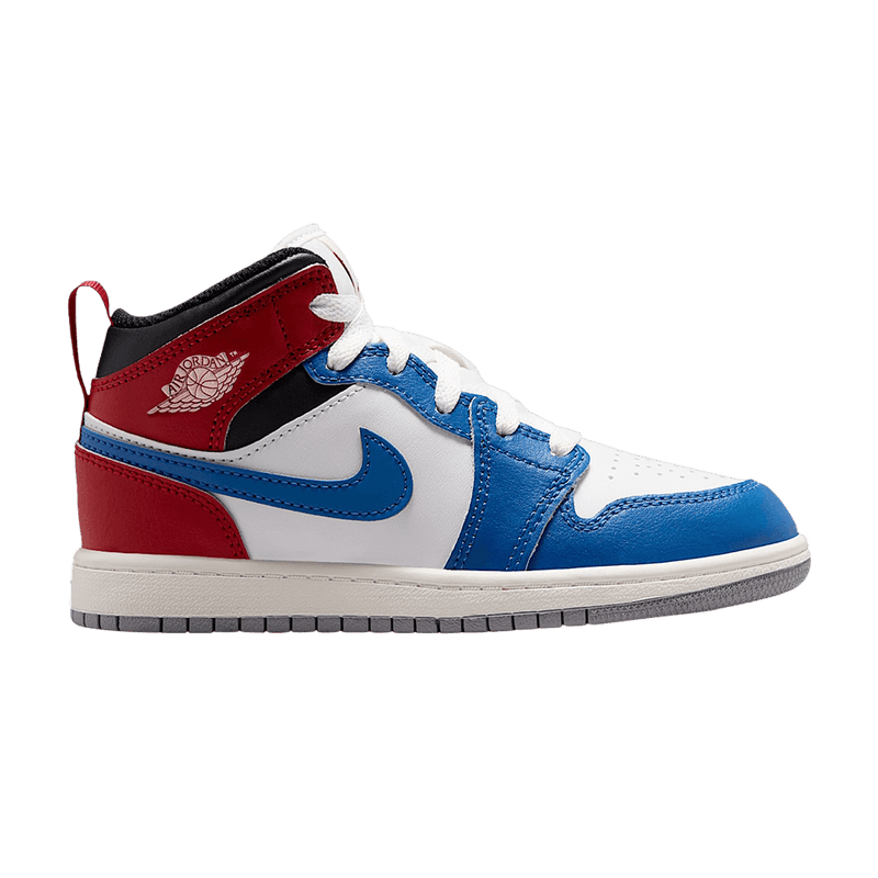 Air Jordan Jordan 1 Mid PS 'True Blue Varsity Red' DQ8424 406
