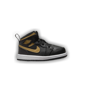 Air Jordan 1 Mid TD 'Black Metallic Gold'