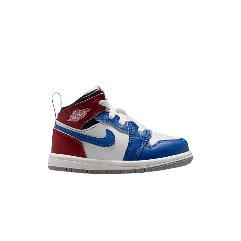 Air Jordan 1 Mid TD 'True Blue Summit White Varsity Red' DQ8425 406