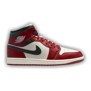Air Jordan 1 Mid 'Redstone Midnight Green'