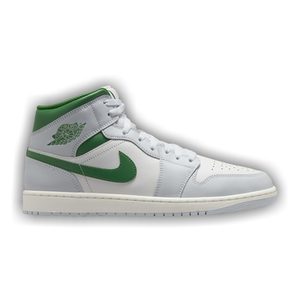 Air Jordan 1 Mid 'Summit White Lucky Green'