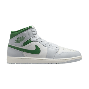 Air Jordan 1 Mid 'Summit White Lucky Green'