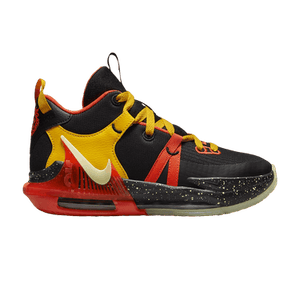 Nike LeBron Witness 7 GS 'Black Bright Crimson Speckled'