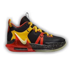 Nike LeBron Witness 7 GS 'Black Bright Crimson Speckled'