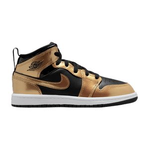 Air Jordan 1 Mid SE PS 'Metallic Gold Black'