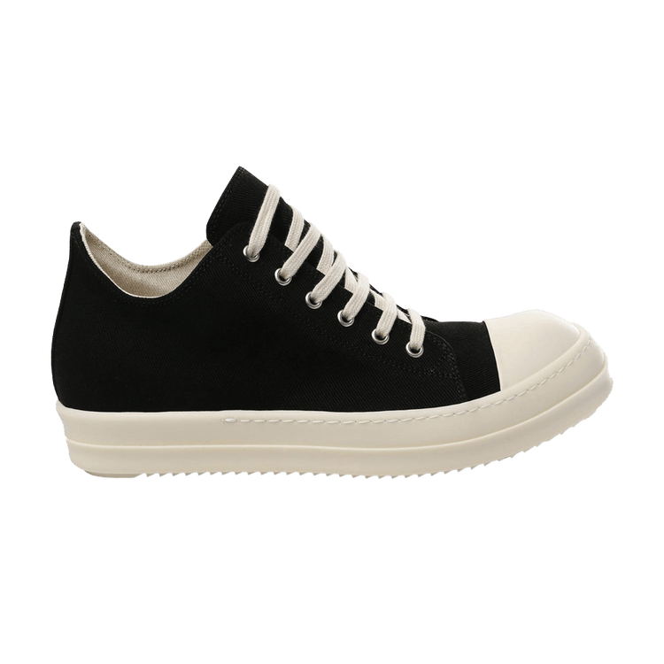 Rick Owens DRKSHDW Scarpe Denim Low 'Black Milk' DU01F4802 SLASH 911