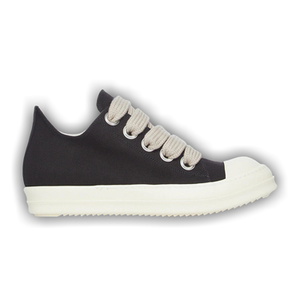Rick Owens DRKSHDW Jumbolace Low Sneaker 'Black Milk'