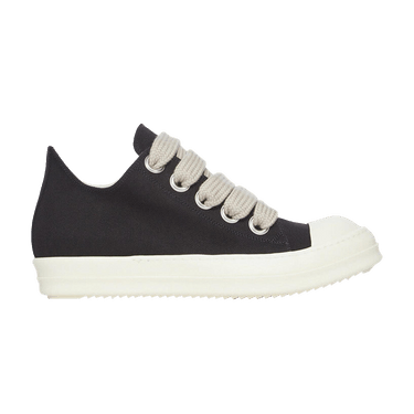 Rick Owens DRKSHDW Jumbolace Low Sneaker 'Black Milk'