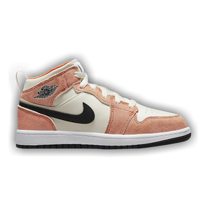 Air Jordan 1 Mid SE PS 'Orange Suede'