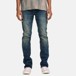PURPLE BRAND Dark Dirty Cast Boot Skinny Jeans 'Indigo'