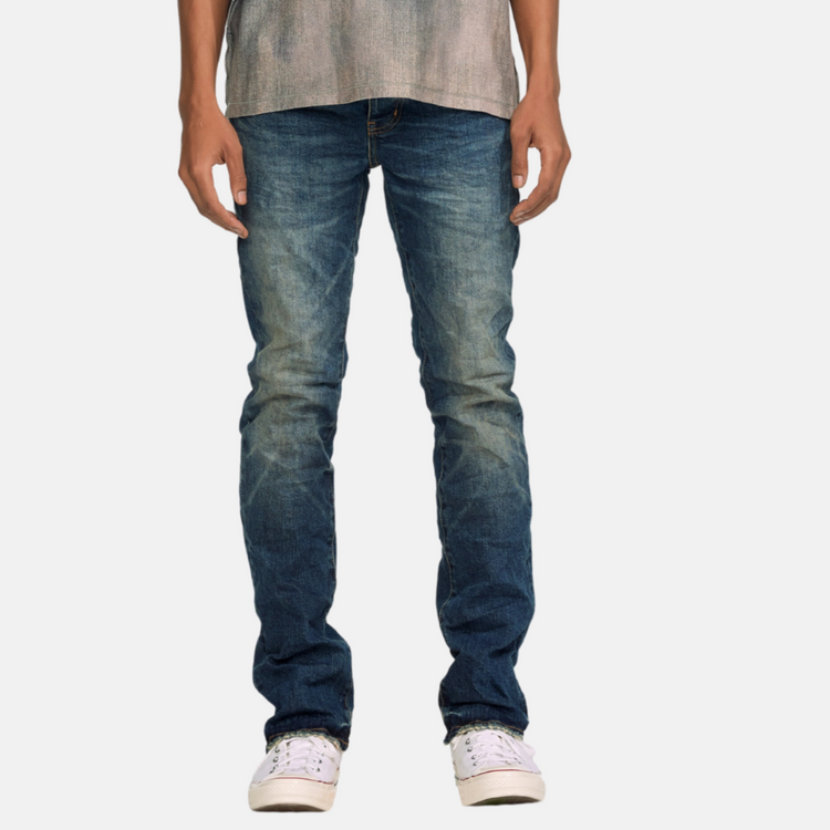 PURPLE BRAND Dark Dirty Cast Boot Skinny Jeans 'Indigo'