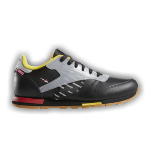 Reebok Classic Leather Altered GS 'Black Grey'