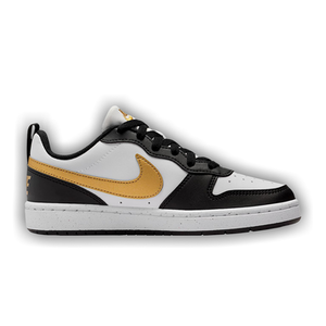 Nike Court Borough Low Recraft GS 'Black Metallic Gold'