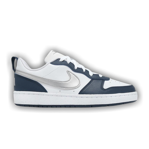 Nike Court Borough Low Recraft GS 'White Metallic Silver'