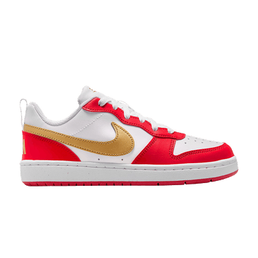 Nike Court Borough Low Recraft GS 'White University Red'