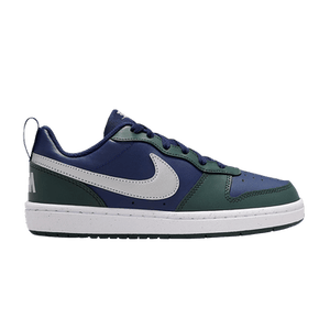 Nike Court Borough Low Recraft GS 'Midnight Navy/Seaweed/White/Metallic Silver'