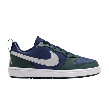 Nike Court Borough Low Recraft GS 'Midnight Navy/Seaweed/White/Metallic Silver'