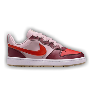 Nike Borough Low Recraft GS 'Dark Team Red Particle Rose'