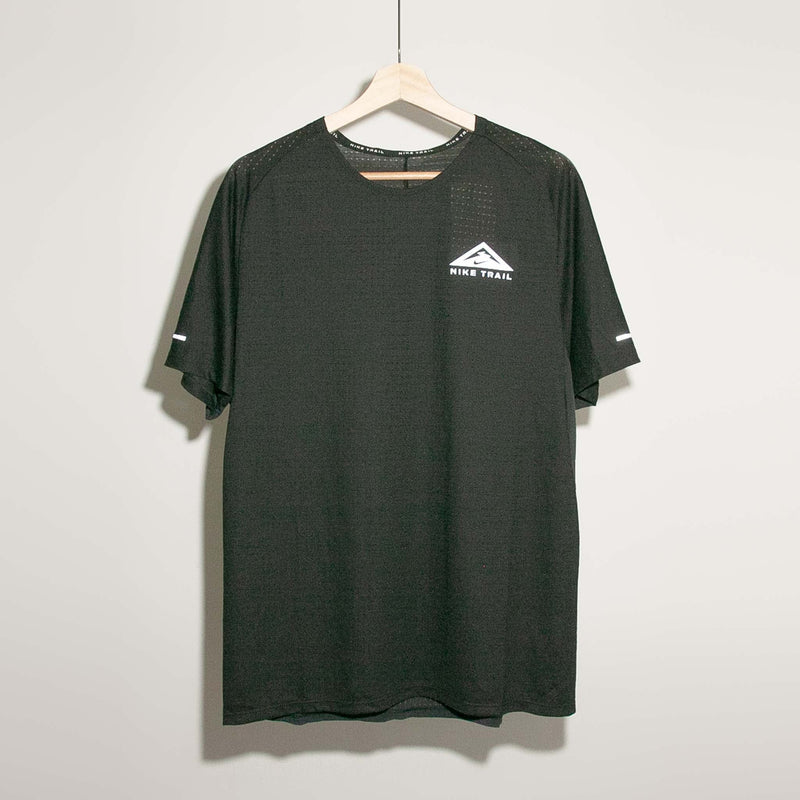 Nike Trail Solar Chase T-Shirt 'Black/White'