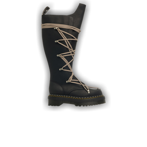 Dr. Martens x Rick Owens Wmns DRKSHDW 1460 Quad Sole Pentalace Boot 'Black'