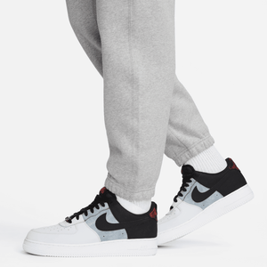 Nike Solo Swoosh Fleece Pants 'Dark Grey Heather/White'