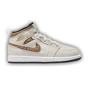 Air Jordan 1 Mid SE PS 'Brown Elephant'