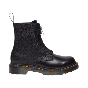Dr. Martens Wmns 1460 Front Zip Leather Lace Up Boot 'Black'