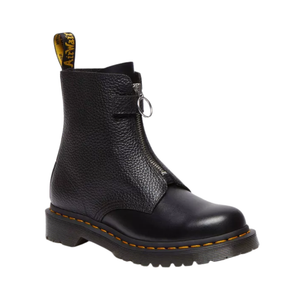 Dr. Martens Wmns 1460 Front Zip Leather Lace Up Boot 'Black'