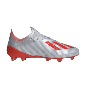 Adidas X 19+ FG Junior 'Silver Hi-Res Red'