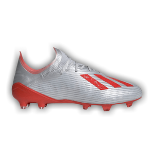 Adidas X 19+ FG Junior 'Silver Hi-Res Red'