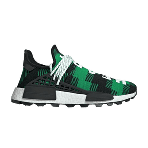 Pharrell x Billionaire Boys Club x adidas NMD Human Race Trail 'Green Plaid'