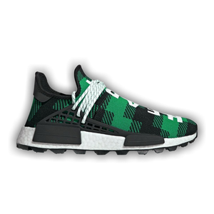 Pharrell x Billionaire Boys Club x adidas NMD Human Race Trail 'Green Plaid'