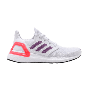 Adidas Wmns UltraBoost 20 'White Shock Red'