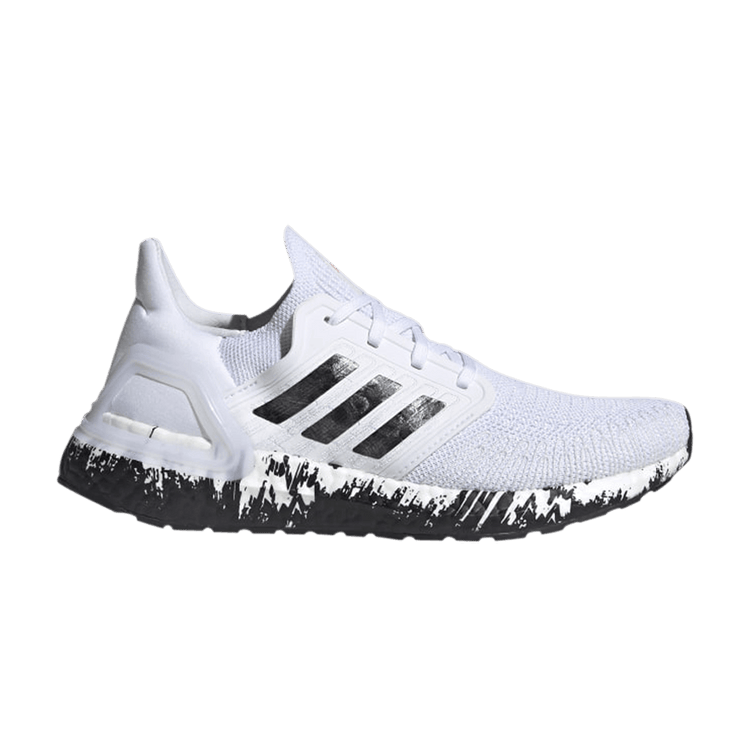 adidas Wmns UltraBoost 20 'Paint Splatter - White Black' EG1370