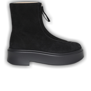The Row Wmns Zipped Boot 'Suede Black'